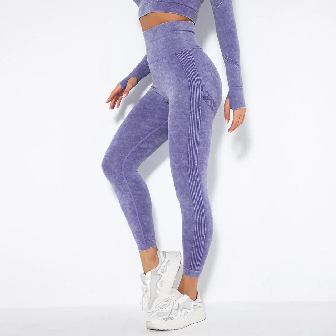 Naadloze Dames Yoga Set met Cropped Top - Nova