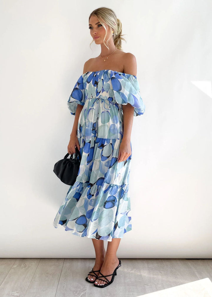 Off-Shoulder Midi Dress – Talia