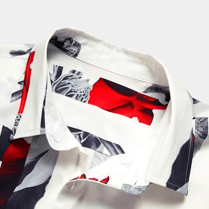 Zomerblouse voor heren met tropische flair - AlohaVibes