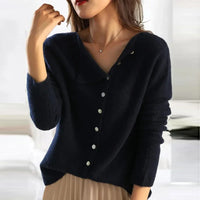 Stylowy dzianinowy sweter damski - Isabelle