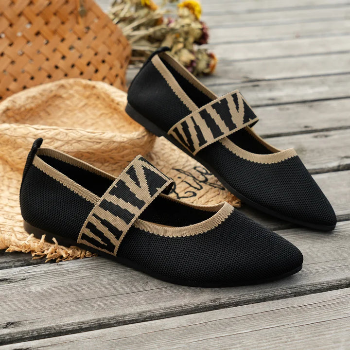 Stijlvolle dames zomerschoenen met spitse neus - Lina