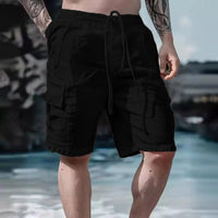 Luchtige Linnen Herenshorts met Wijde Pijpen en Koordsluiting - Silas