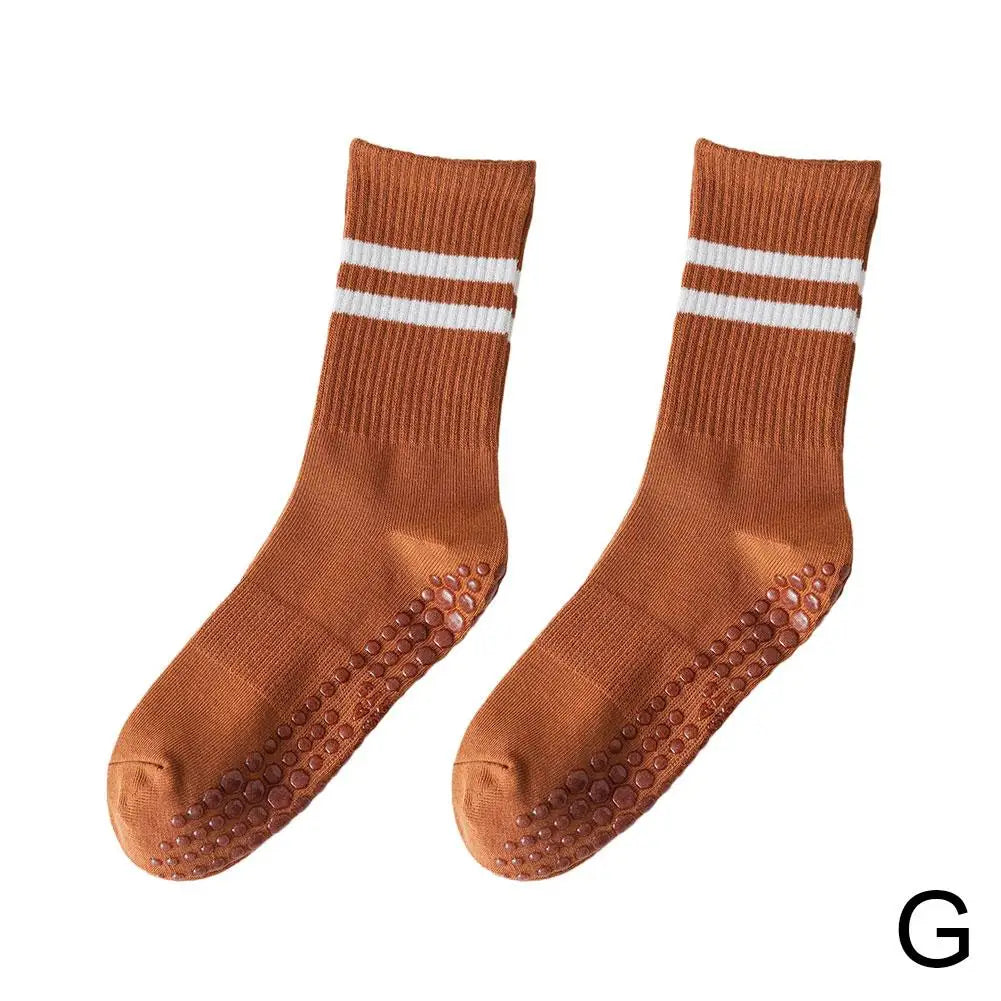 Non-Slip Mid-Tube Sports Socks for Fitness and Yoga - GripFit (Buy 1 Get 1 Free)