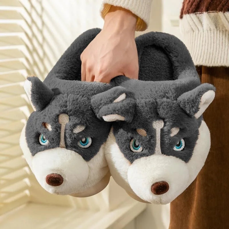 Cute Husky Women's Slippers – Novi