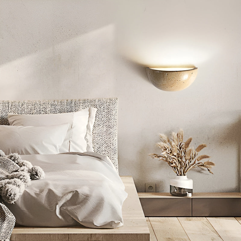 Halfronde LED Wabi-Sabi Lampa ścienna - ZenGlow
