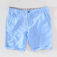 Men's Linen-Cotton Shorts with Button Closure - Sandro