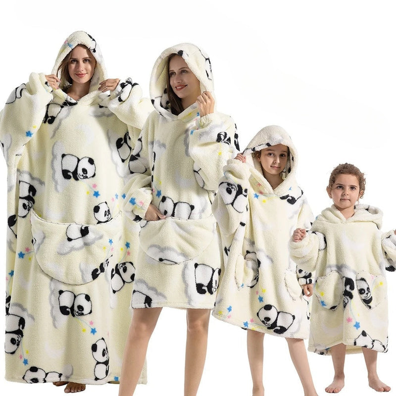 Hoodie-Deken voor Herfst Gezelligheid – SpookySnuggle