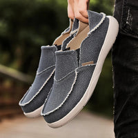 Light Men's Canvas Slip-Ons - Niko