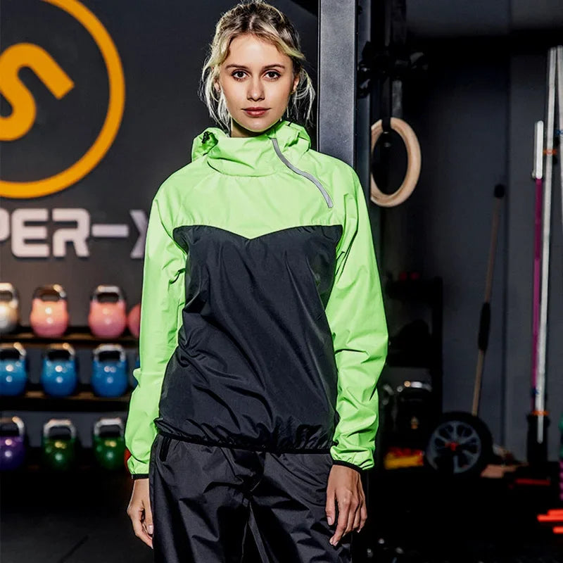 Lightweight Unisex Tracksuit with Zipper and Hood - Remo
