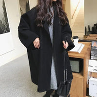 Oversized Wolblend Trenchcoat - Aura