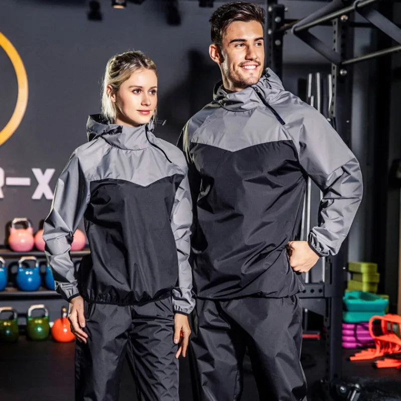 Lightweight Unisex Tracksuit with Zipper and Hood - Remo