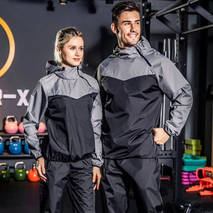 Lightweight Unisex Tracksuit with Zipper and Hood - Remo
