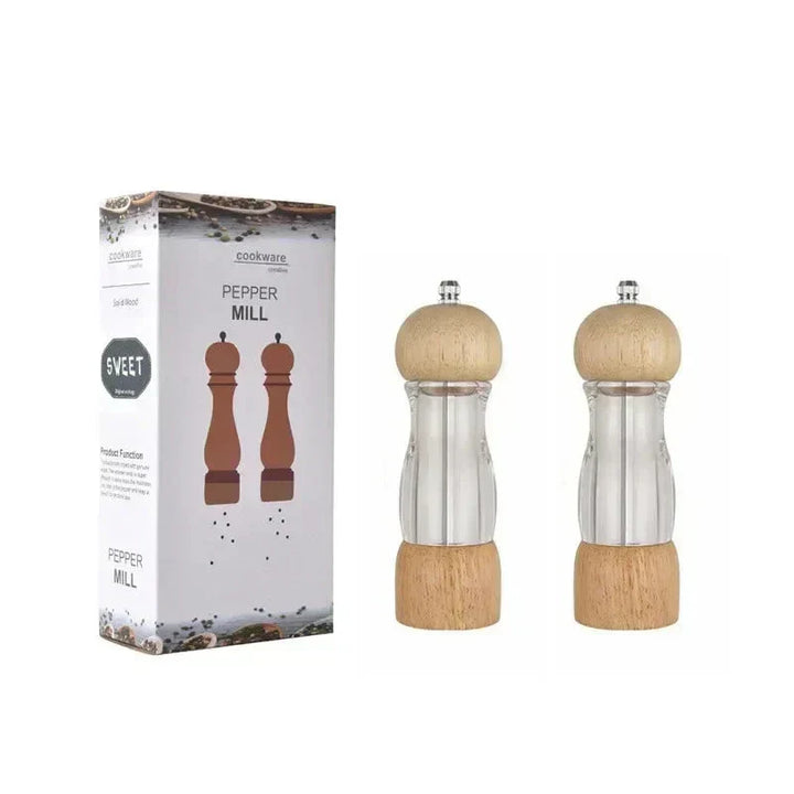 Handmatige Zout- en Pepermolen Set - SeasonSculpt