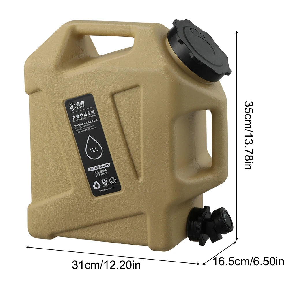 Draagbare 12L Watercontainer - AquaTrek