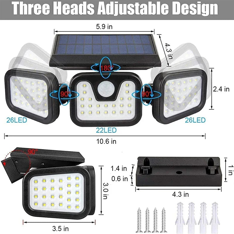 Solar-Powered Wall Lamp - EcoBright