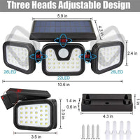 Solar-Powered Wall Lamp - EcoBright