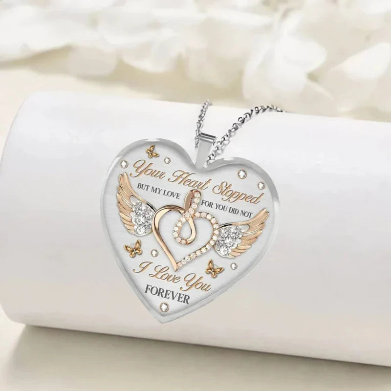 Engraved Heart Necklace – Sofie “Forever”