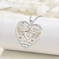 Engraved Heart Necklace – Sofie “Forever”