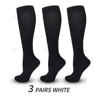 3 Paar Kniehoge Compressie Sokken - FitSupport
