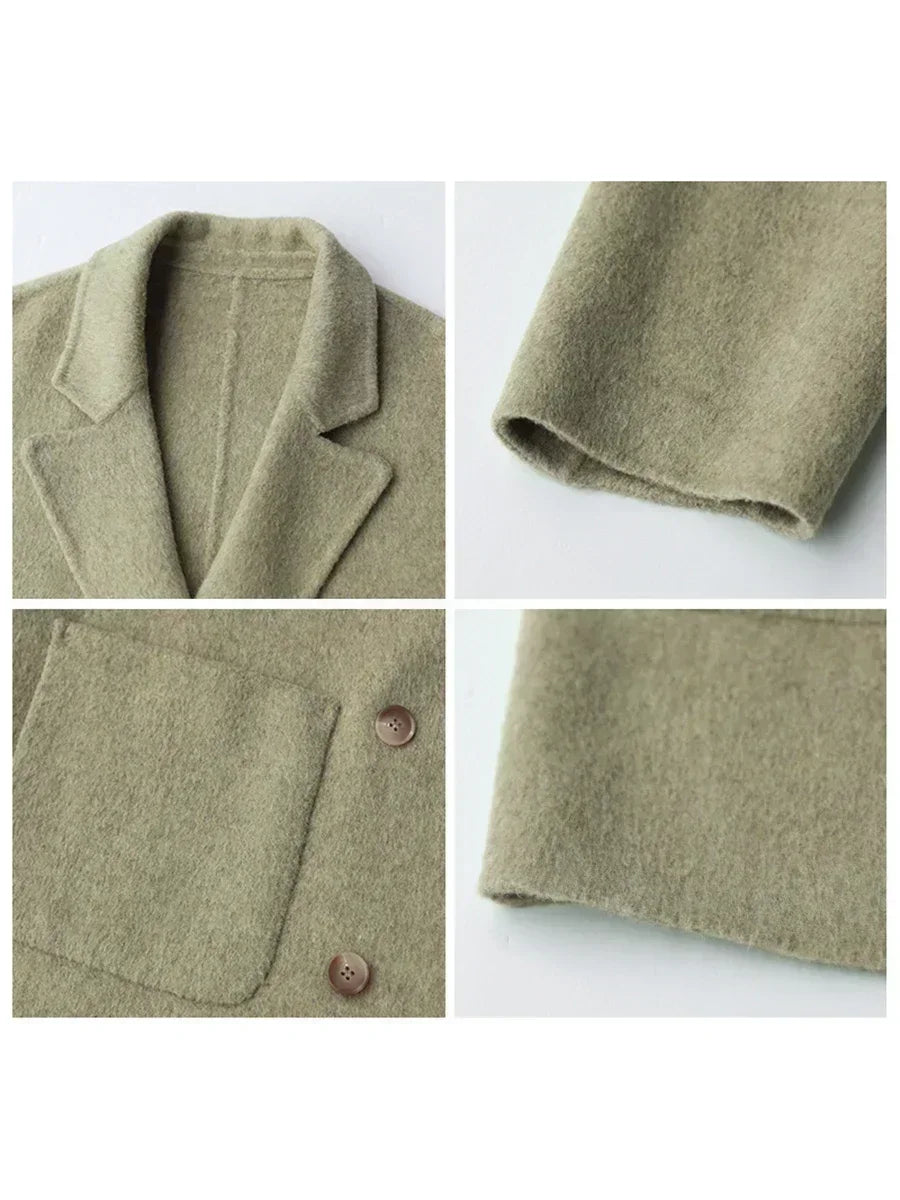 Luxury Wool Women's Coat - Aurora