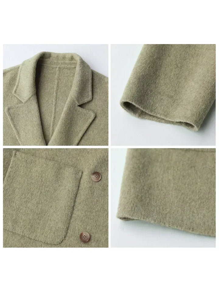 Luxury Wool Women's Coat - Aurora