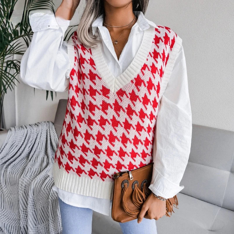 Geruite Dames Spencer – Yara