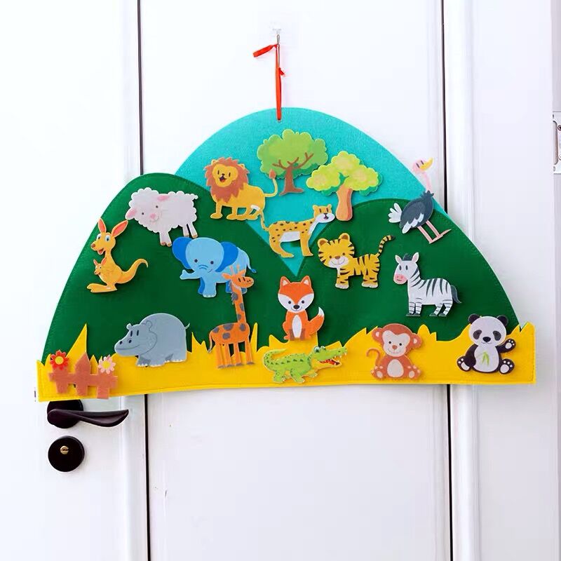 DIY Viltbord voor Kinderen - AnimalAdventure