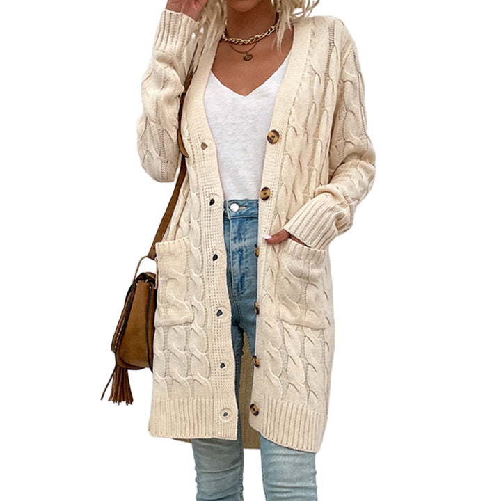 Knitted Women's Cardigan with Pockets – Noelle