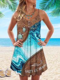 Sleeveless Summer Mini Dress - Solene