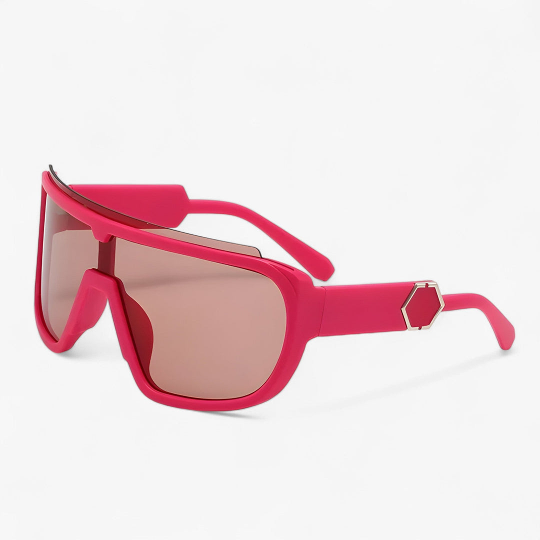 Oversized Monoblock Okulary przeciwsłoneczne typu Wraparound – Auron