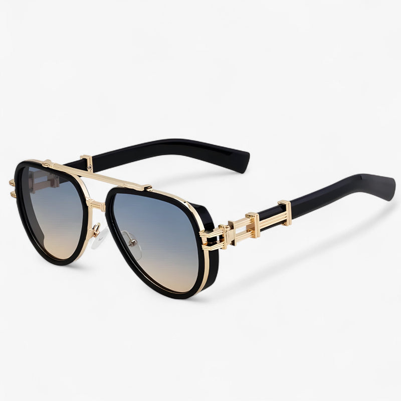 Oversized Steampunk Zonnebril met Gepolariseerde Glazen – Arclight