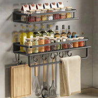 Modern Black Kitchen Rack - MetroRack