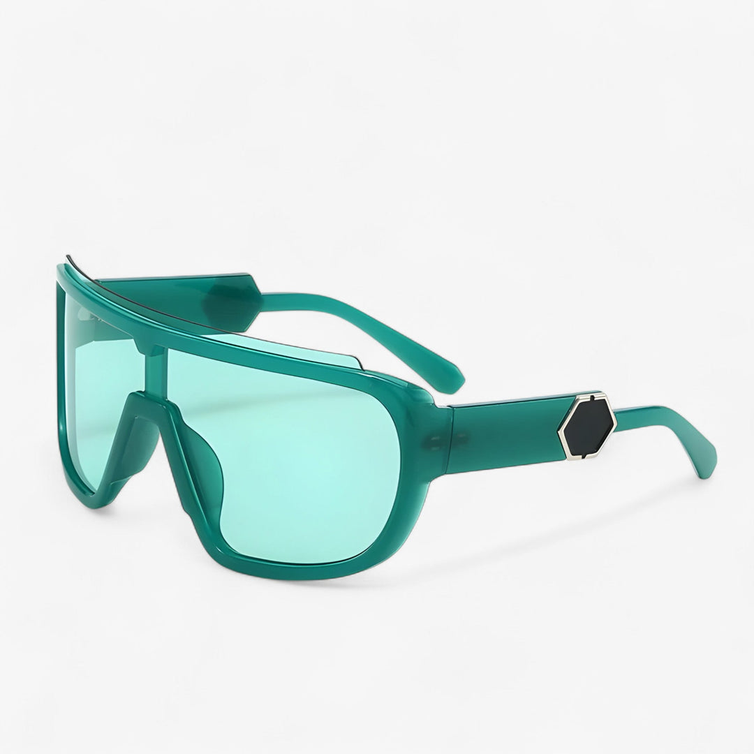 Oversized Monoblock Okulary przeciwsłoneczne typu Wraparound – Auron