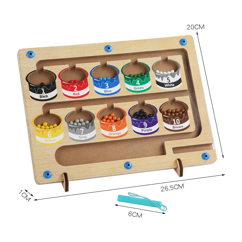 Magnetic Counting and Color Maze – ColorMaze