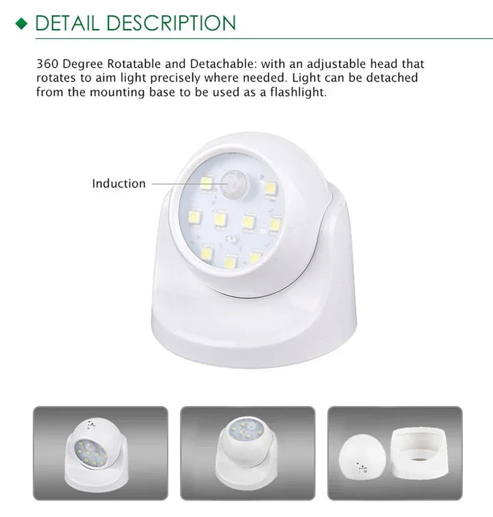 Draadloze LED Spotlight - BrightGuard