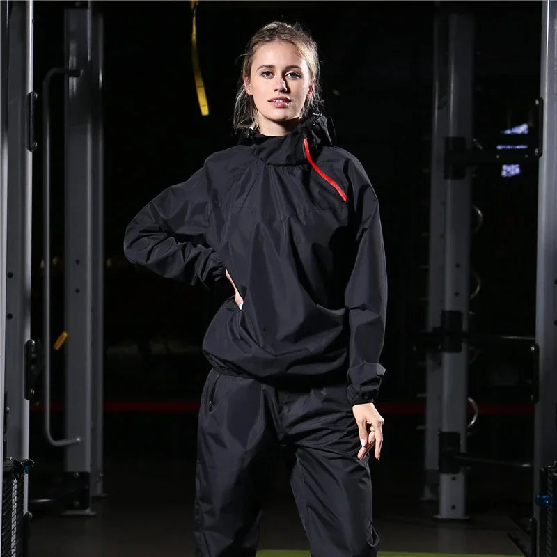 Lightweight Unisex Tracksuit with Zipper and Hood - Remo