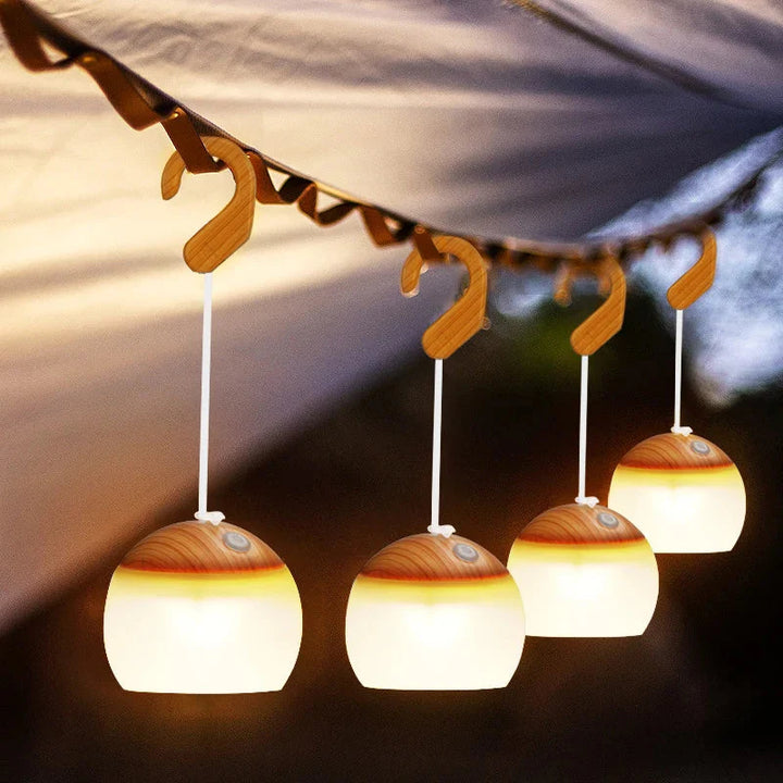 Retro Camping Lantern USB Rechargeable Light - CampGlow