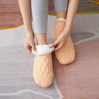 Grube Kaszmirowe Kapcie - CozySteps
