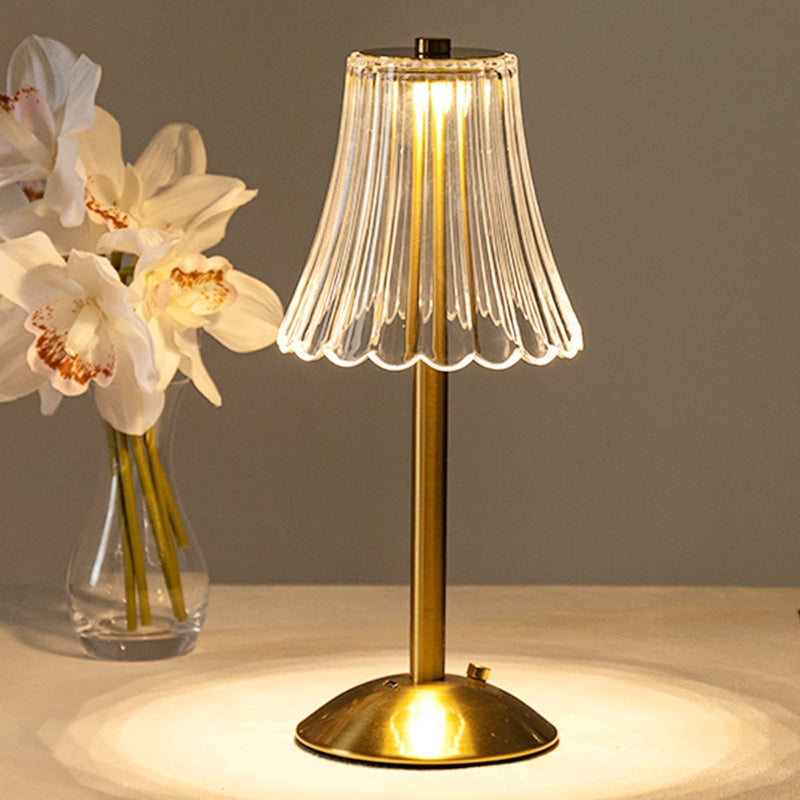 LED Retro Tafellamp USB Oplaadbaar - BrillianceGlow