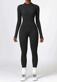 Luxury Full-Body Romper with Long Sleeves - Lisa