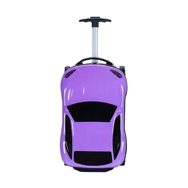 Hard Children's Suitcase with Car Design – Turin