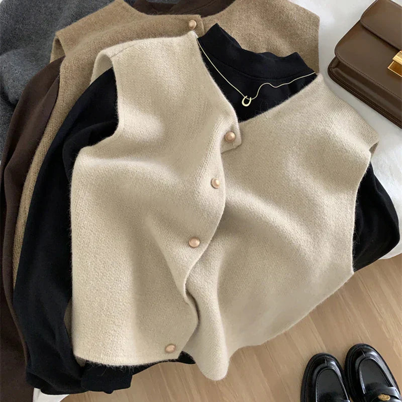 Merinowollen Damesgilet – Solveig