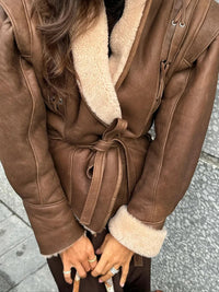 Women's Fur-Lined Leather Jacket – Selma