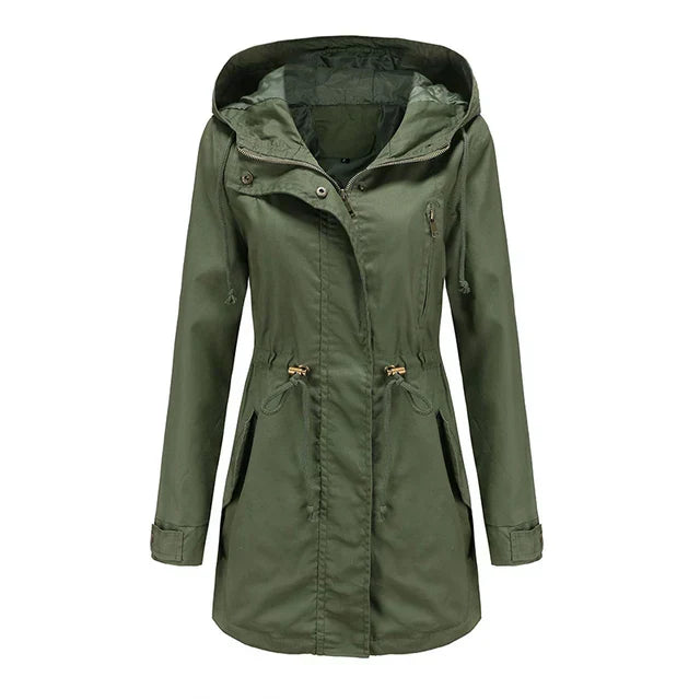 Stylish Women's Coat with Hood – Marielle