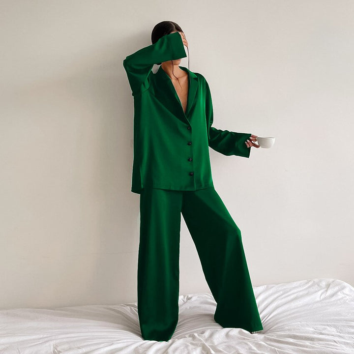 Women's Satin Pajama Set – Isabella