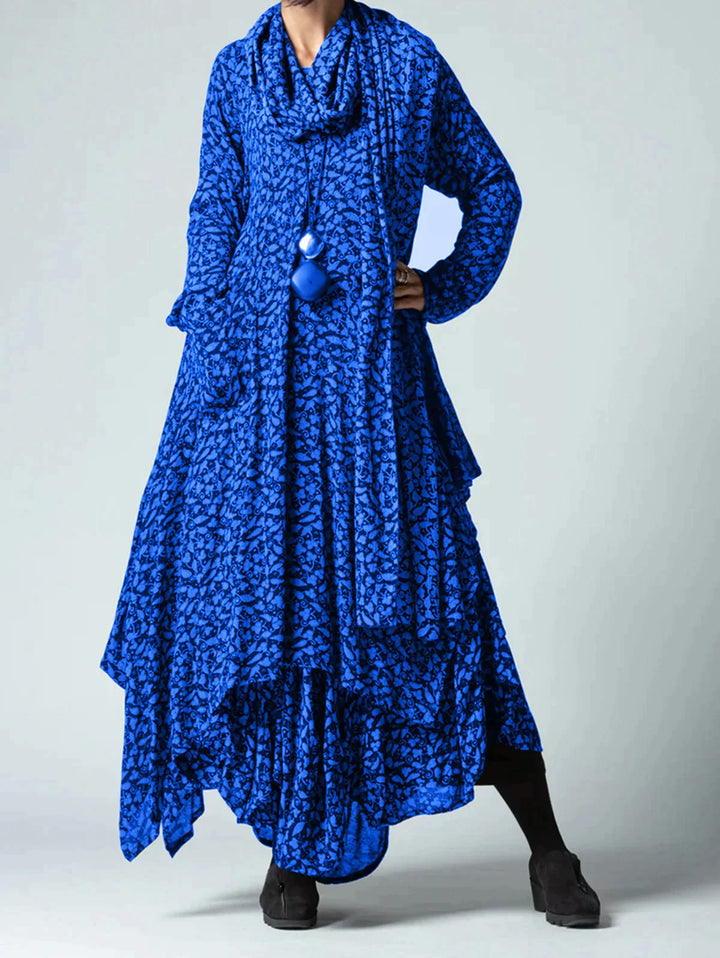 Maxi Fall Dress with Print – Soraya