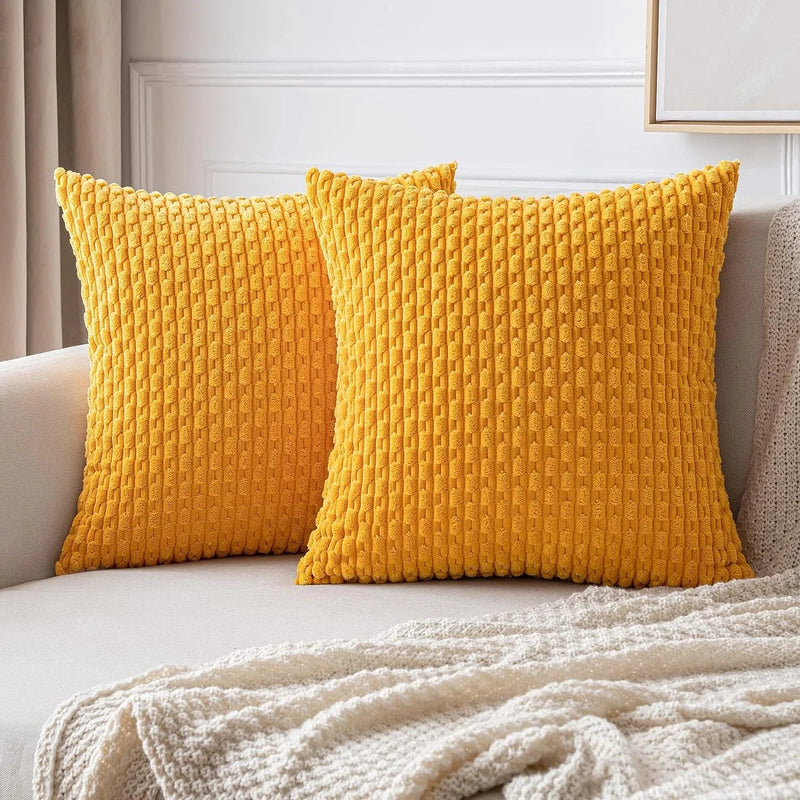 Corduroy Pillow Covers with Boho Style – Velvia