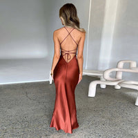 Solid Maxi Dress with Side Slit – Nayla