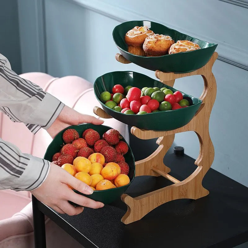 Stylish Metal Fruit Stand with 2 or 3 Tiers - StackFruit