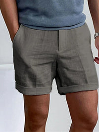 Light Linen Men's Summer Shorts with Relaxed Fit - Jorin